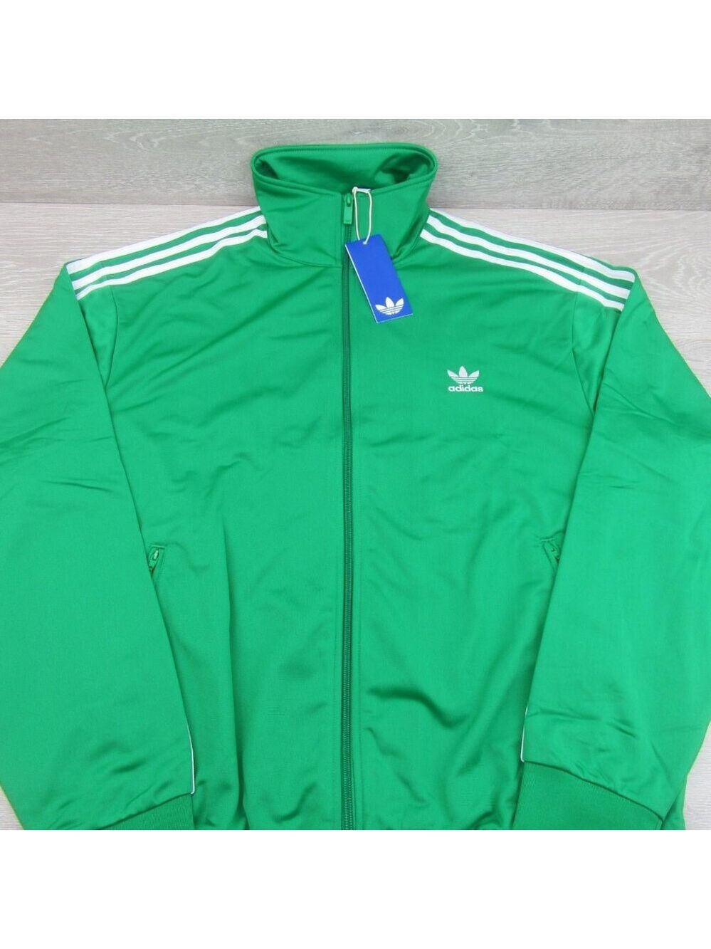 Adidas Originals Firebird Track Pants Jacket Jump Suit Men's Sz Medium Green NEW - Picture 3 of 16